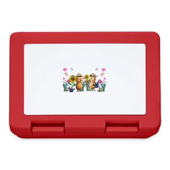 Peanut Gardener Spring Summer Peanuts Kids - Lunchbox - red - Front