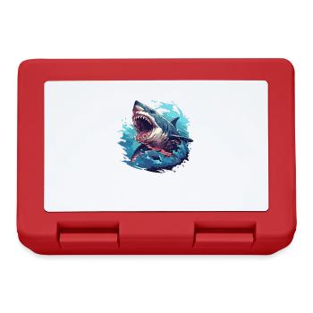 Sharks Shark - Lunchbox - red - Front