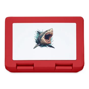 Sharks Shark - Lunchbox - red - Front