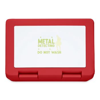 Metal Detector Shirt for Men Lucky Metal Detecting - Lunchbox - red - Front