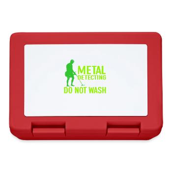 Metal Detector Shirt for Men Lucky Metal Detecting - Lunchbox - red - Front