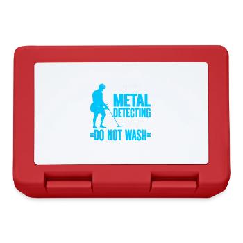 Metal Detector Shirt for Men Lucky Metal Detecting - Lunchbox - red - Front