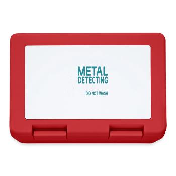Metal Detector Shirt for Men Lucky Metal Detecting - Lunchbox - red - Front