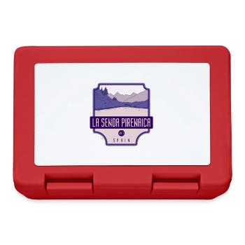TLa Senda Pirenaica - GR 11, Espagne - Boîte à goûter - rouge - Devant