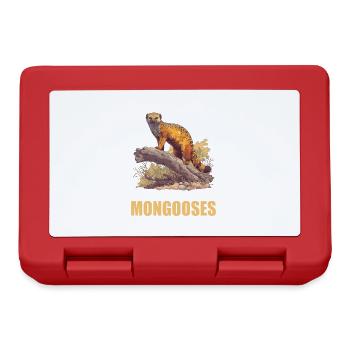 Mongoose's Mongoose - Lunchbox - red - Front
