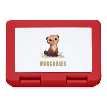 Mongoose's Mongoose - Lunchbox - red - Front