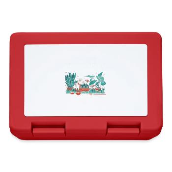Gardening Horticulture Gardener - Lunchbox - red - Front
