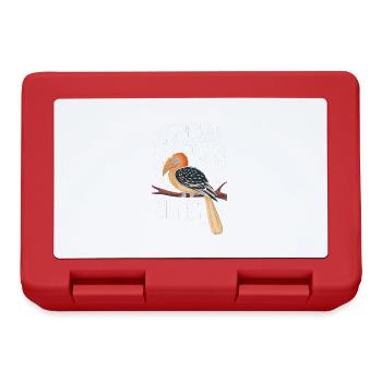 Nashornvogel - Brotdose - Rot - Vorne