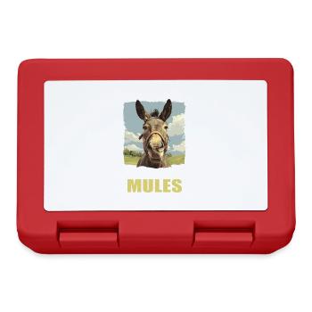 Mules Mule - Lunchbox - red - Front