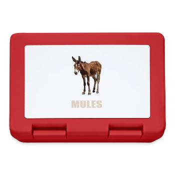 Mules Mule - Lunchbox - red - Front
