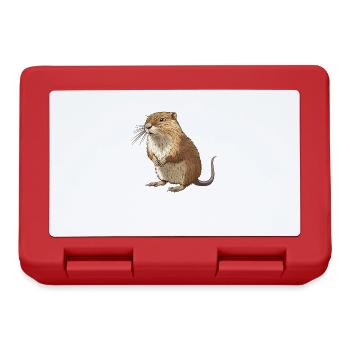Rat musqué - Boîte à goûter - rouge - Devant