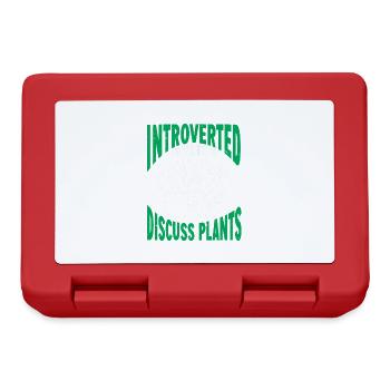 Gardening Horticulture Gardener - Lunchbox - red - Front