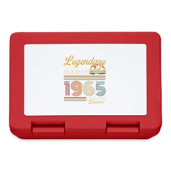 Legendary since March 1965 vintage birthday - Lunchbox - red - Front