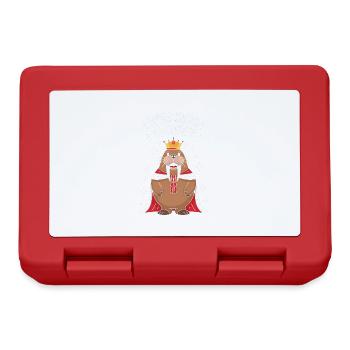 Walross - Brotdose - Rot - Vorne