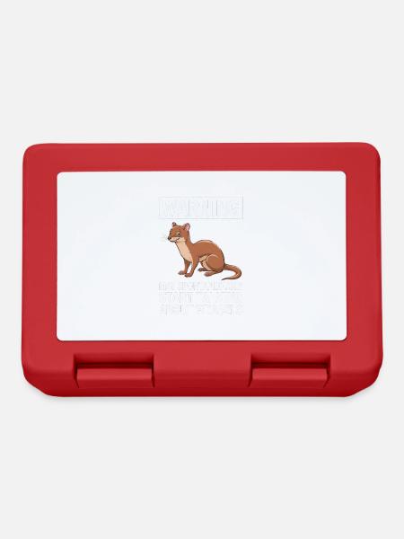 Wiesel - Brotdose - Rot