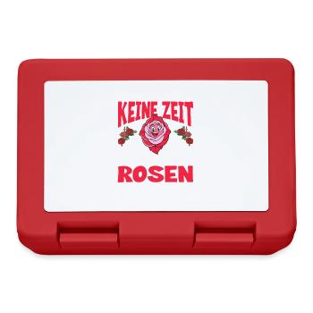 Funny Rose Gardener Saying Design for Flower Fan - Lunchbox - red - Front