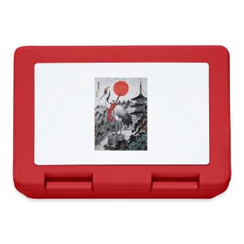Samurai - Brotdose - Rot - Vorne
