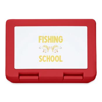 Fishing Design Fish Lover Fisherman - Brotdose - Rot - Vorne