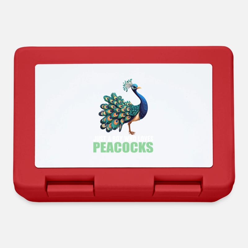 Peacocks Peacock - Lunchbox - red