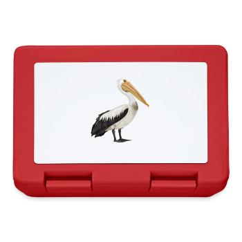Pélicans Pélican - Boîte à goûter - rouge - Devant
