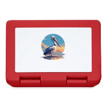 Pélicans Pélican - Boîte à goûter - rouge - Devant