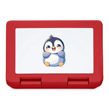 Pinguine Pinguin - Brotdose - Rot - Vorne