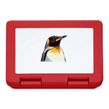 Pinguine Pinguin - Brotdose - Rot - Vorne