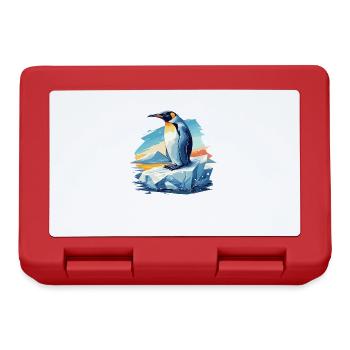 Pinguine Pinguin - Brotdose - Rot - Vorne