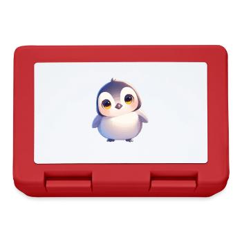 Pinguine Pinguin - Brotdose - Rot - Vorne
