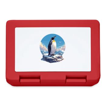 Pinguine Pinguin - Brotdose - Rot - Vorne