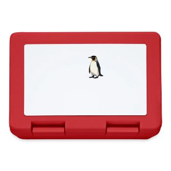 Pinguine Pinguin - Brotdose - Rot - Vorne