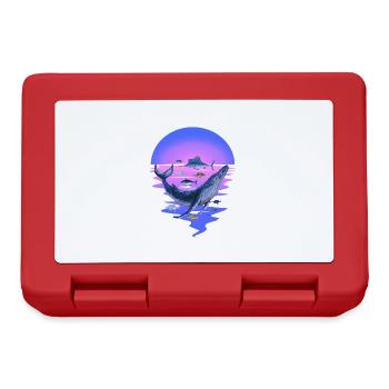 Marine Animals Marine Mammal Fish Fish Ocean Fin - Lunchbox - red - Front