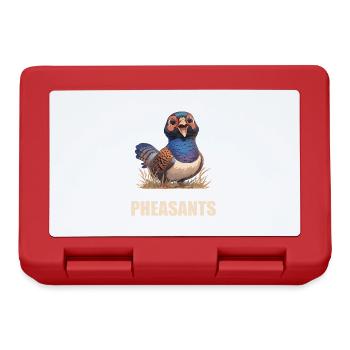Pheasants Pheasant - Lunchbox - red - Front