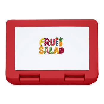 Un plaisir fruité avec des vitamines pour tous les jours - Boîte à goûter - rouge - Devant
