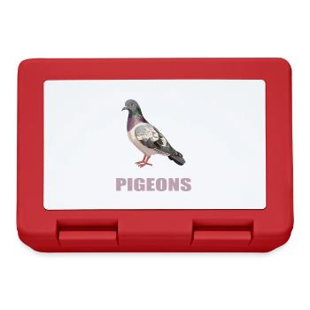 Pigeons Pigeon - Lunchbox - red - Front