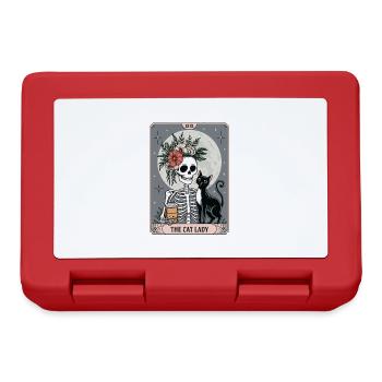 Tarotkarte - Brotdose - Rot - Vorne