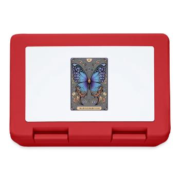 Tarotkarte - Brotdose - Rot - Vorne