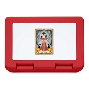 Tarotkarte - Brotdose - Rot - Vorne