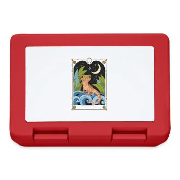 Tarotkarte - Brotdose - Rot - Vorne
