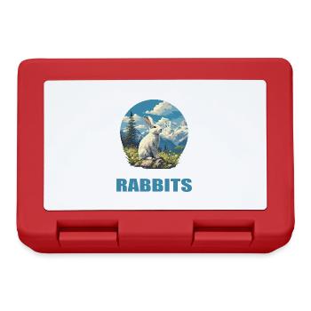Lapin Lapin - Boîte à goûter - rouge - Devant