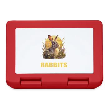Lapin Lapin - Boîte à goûter - rouge - Devant