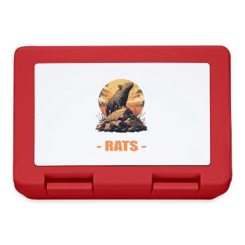 Rat Rat - Boîte à goûter - rouge - Devant