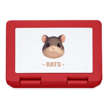 Rat Rat - Lunchbox - red - Front