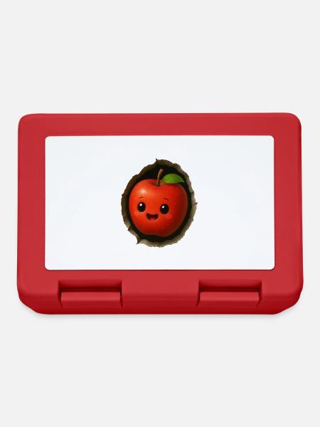 Apfel - Brotdose - Rot