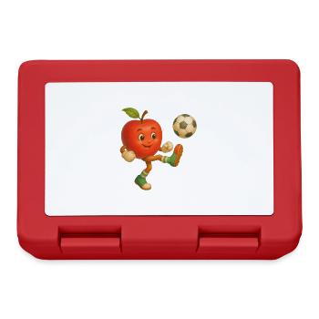 Apfel - Brotdose - Rot - Vorne