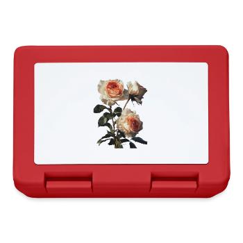 Rose - Brotdose - Rot - Vorne