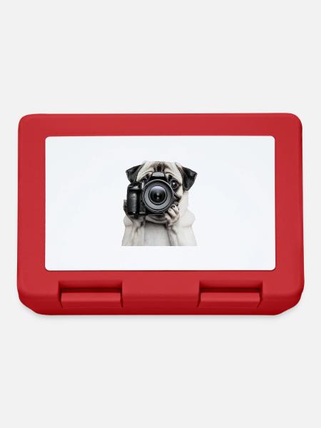 Mops - Brotdose - Rot
