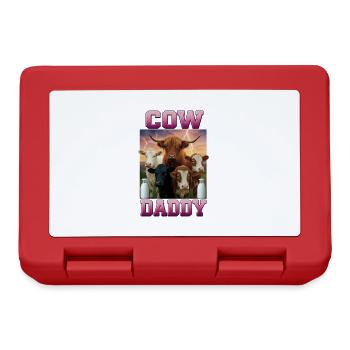 Kuh - Brotdose - Rot - Vorne