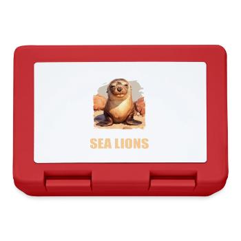 Sea Lions Sea Lion - Lunchbox - red - Front