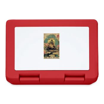 Sea otter - Lunchbox - red - Front